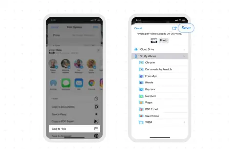 Guía para saber como hacer una captura de pantalla en iPhone, guardando el archivo en la app Archivos.