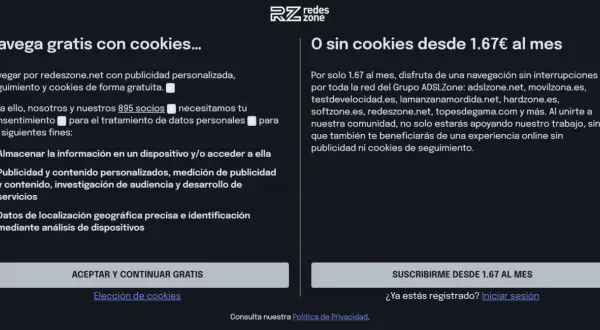 Navega gratis con cookies o suscríbete para una experiencia sin publicidad ni cookies de seguimiento.