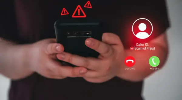 Alerta en el móvil: "Scam of Fraud" indica cómo saber si una llamada es fraudulenta.