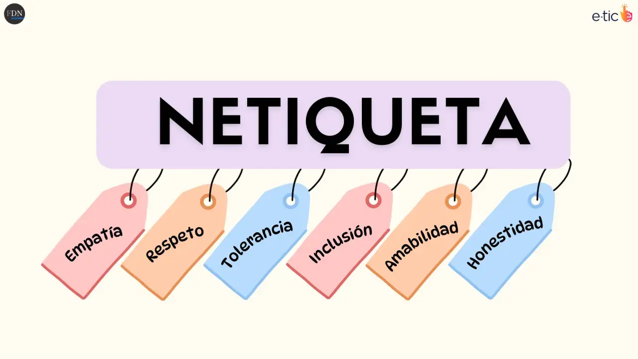 La netiqueta se basa en empatía, respeto, tolerancia, inclusión, amabilidad y honestidad.