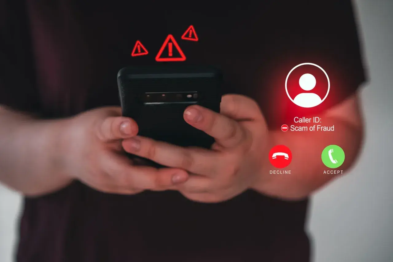 Alerta en el móvil: "Scam of Fraud" indica cómo saber si una llamada es fraudulenta.