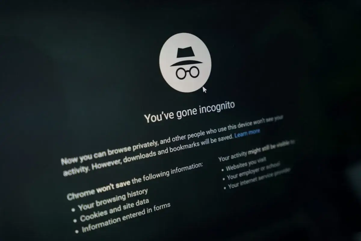Pantalla de Chrome indicando 